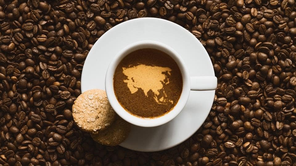 قهوه در آسیا